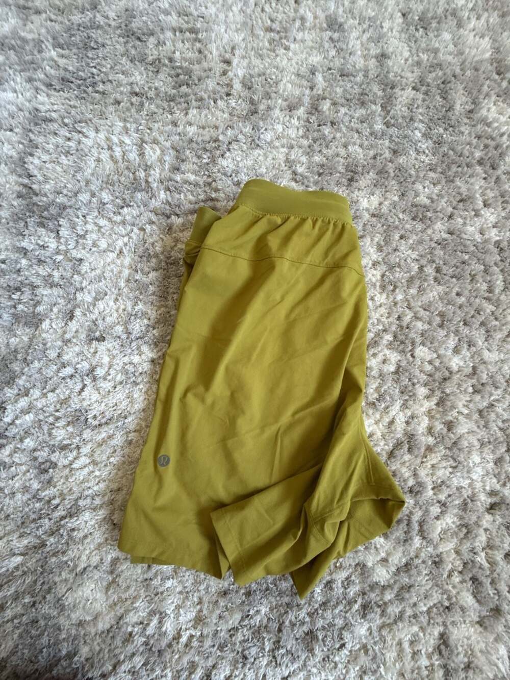 Lululemon License to Train Linerless Short 7" Gold Spice